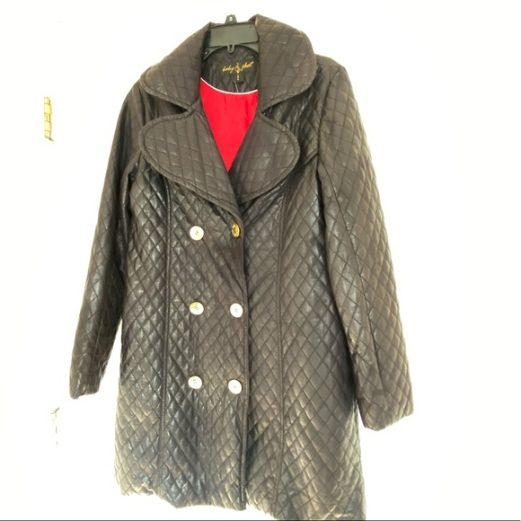 Baby Phat Jackets & Blazers - Baby Phat Black Leather Trench Coat